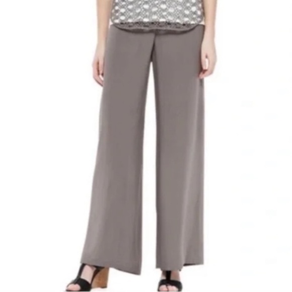 Eileen Fisher 100% Silk High Waisted Pant